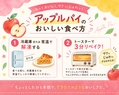 【はじめてセット】焼き菓子のために香りのプロが手掛けたセネリー＋じっくり煮込んだ、りんごがおいしいアップルパイ×2個